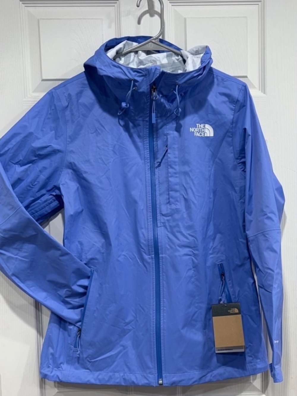 The North Face Women's Small Alta Vista Jacket Light Blue NWT Waterproof Travel